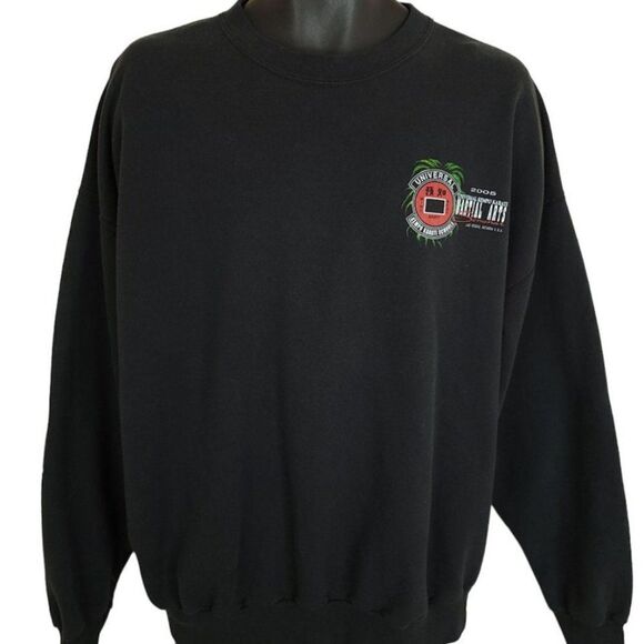 Universal Kempo Karate Sweatshirt Vintage Y2K 2005 Martial Arts Aloha Spirit XL - Picture 2 of 6